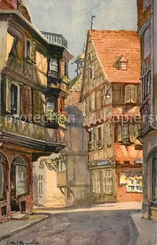 AK / Ansichtskarte Colmar Haut Rhin Elsass Rue des Marchands Kat. Colmar