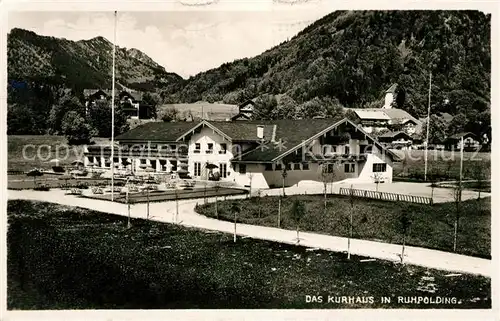 AK / Ansichtskarte Ruhpolding Kurhaus Kat. Ruhpolding