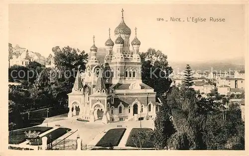 AK / Ansichtskarte Nice Alpes Maritimes Eglise Russe Kat. Nice