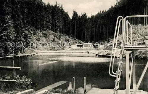 AK / Ansichtskarte Altenau Harz Wald Schwimmbad Kat. Altenau