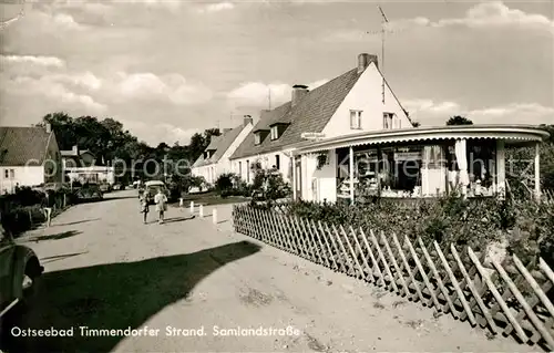 AK / Ansichtskarte Timmendorfer Strand Samlandstrasse  Kat. Timmendorfer Strand