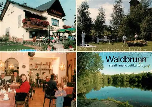 AK / Ansichtskarte Hintermeilingen Cafe Pension Lindencafe Kat. Waldbrunn (Westerwald)