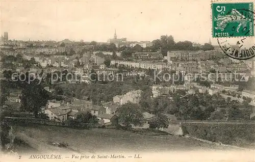 Angouleme Vue prise de Saint Martin Kat. Angouleme