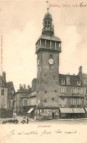 Moulins Allier Tour Jacquemart Kat. Moulins