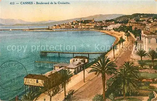 Cannes Alpes Maritimes Boulevard de la Croisette Cote d Azur Kat. Cannes