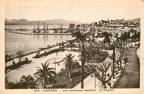 Cannes Alpes Maritimes Les nouveaux Jardins Le Suquet Cote d Azur Kat. Cannes