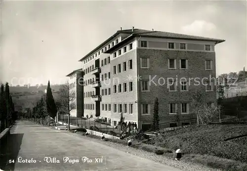 AK / Ansichtskarte Loreto Ancona Villa Papa Pio XII 