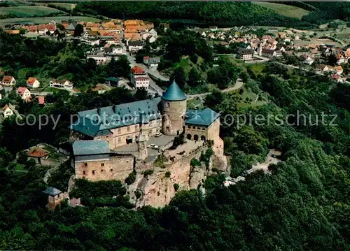 AK / Ansichtskarte Schloss Waldeck Fliegeraufnahme Kat. Waldeck