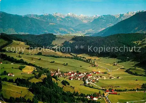 AK / Ansichtskarte Missen Oberallgaeu Fliegeraufnahme Kat. Missen Wilhams