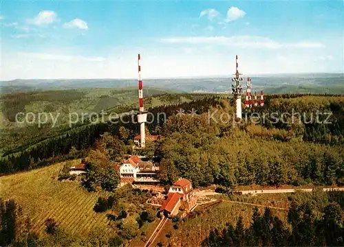 AK / Ansichtskarte Heidelberg Neckar Koenigstuhl Berghotel Bergbahnstation Fernsehturm Kat. Heidelberg