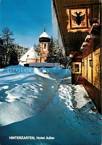 AK / Ansichtskarte Hinterzarten Hotel Adler Kat. Hinterzarten