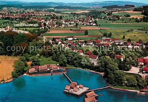 AK / Ansichtskarte Unteruhldingen Fliegeraufnahme Kat. Uhldingen Muehlhofen