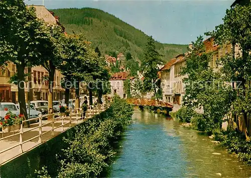 AK / Ansichtskarte Wildbad Schwarzwald Enzpartie Kat. Bad Wildbad