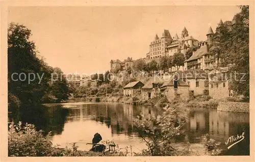 Uzerche Bords de la Vezere vieux chateau Kat. Uzerche