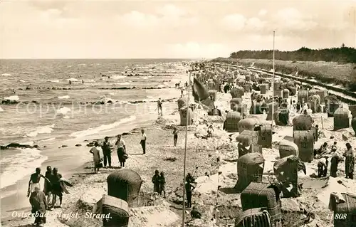 Zingst Ostseebad Strand Kat. Zingst Darss