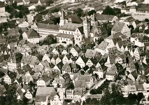 AK / Ansichtskarte Ellwangen Jagst Fliegeraufnahme Kat. Ellwangen (Jagst)