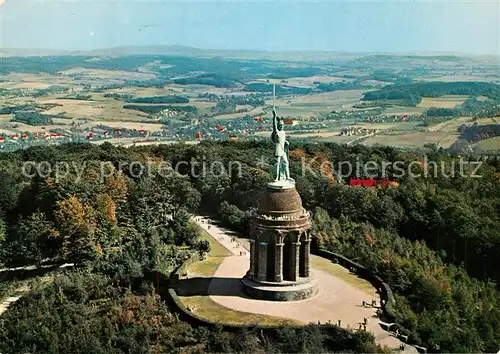 AK / Ansichtskarte Hermannsdenkmal Fliegeraufnahme bei Detmold Teutoburger Wald Kat. Detmold