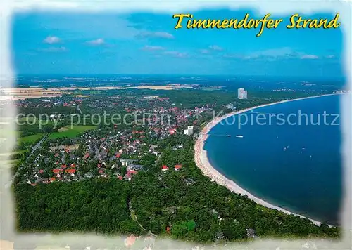 Timmendorfer Strand Fliegeraufnahme Kat. Timmendorfer Strand