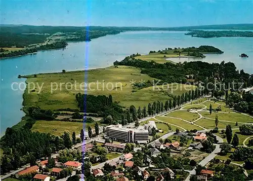 Radolfzell Bodensee Fliegeraufnahme Herz Kreislauf Klinik Mettnau Kat. Radolfzell am Bodensee