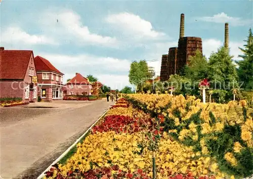 Wiesmoor Blumenschmuck Torhaus Kat. Wiesmoor