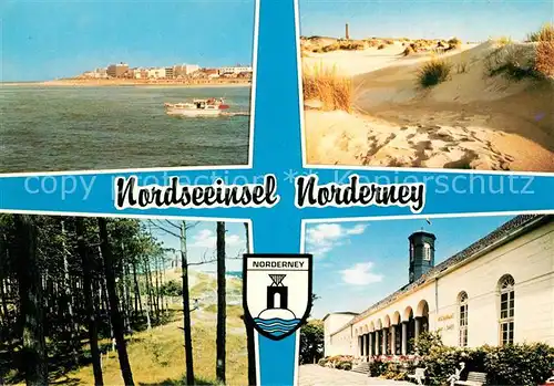 Norderney Nordseebad Duenen Kurhaus Panoramen Kat. Norderney