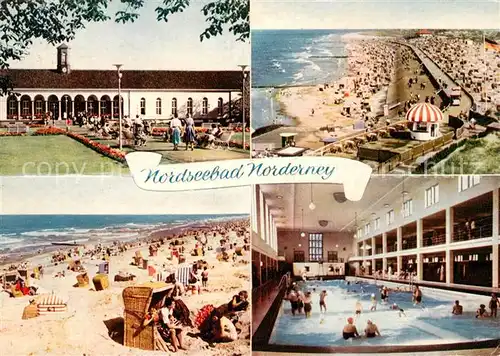 Norderney Nordseebad Strand Kurhaus Hallenbad  Kat. Norderney