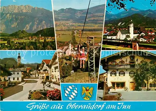 Oberaudorf Panoramen Seilbahn  Kat. Oberaudorf