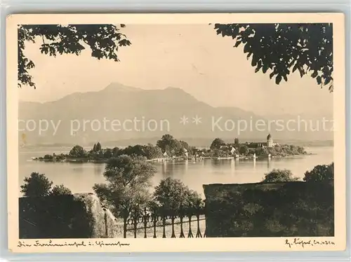 AK / Ansichtskarte Prien Chiemsee Panorama Kat. Prien a.Chiemsee