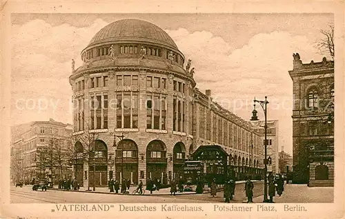 Berlin "Vaterland" Deutsches Kaffeehaus Potsdamer Platz Kat. Berlin