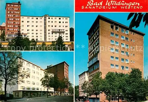 AK / Ansichtskarte Bad Wildungen Sanatorium Westend Kat. Bad Wildungen