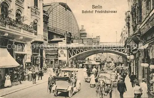 AK / Ansichtskarte Berlin Bahnhof Friedrichstrasse Verkehr Kat. Berlin