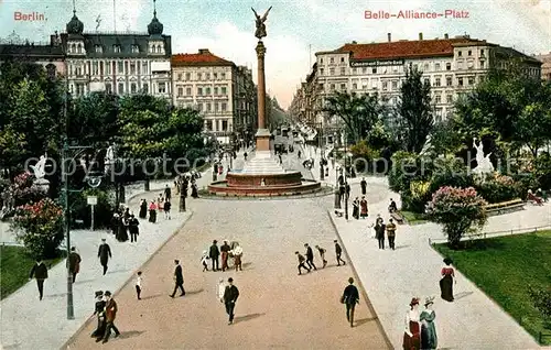 AK / Ansichtskarte Berlin Belle Alliance Platz Friedenssaeule Kat. Berlin