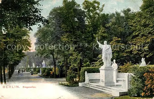 AK / Ansichtskarte Berlin Siegesallee Denkmaeler Statuen Kat. Berlin