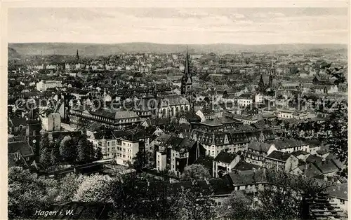 AK / Ansichtskarte Hagen Westfalen Stadtblick Kat. Hagen