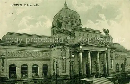 AK / Ansichtskarte Barmen Wuppertal Ruhmeshalle Kat. Wuppertal