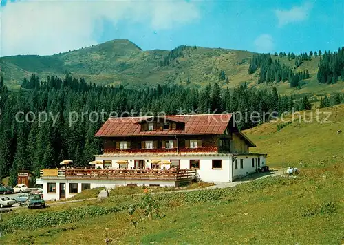 AK / Ansichtskarte Obermaiselstein Grasgehrenhuette mit Riedberger Horn Kat. Obermaiselstein