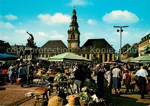 AK / Ansichtskarte Mannheim Altes Rathaus Markt Kat. Mannheim