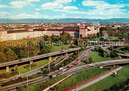 AK / Ansichtskarte Mannheim Brueckenauffahrten Schloss Kat. Mannheim