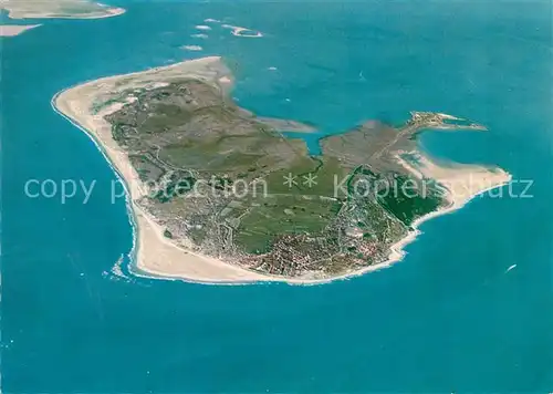 AK / Ansichtskarte Borkum Nordseebad Fliegeraufnahme Kat. Borkum