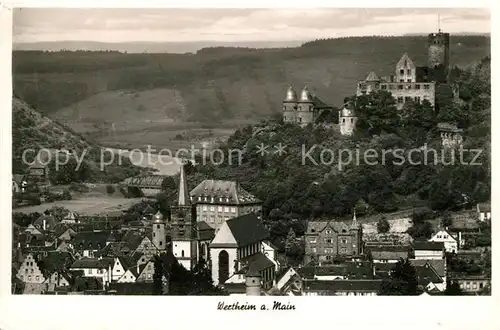 AK / Ansichtskarte Wertheim Main Panorama Burg Kat. Wertheim