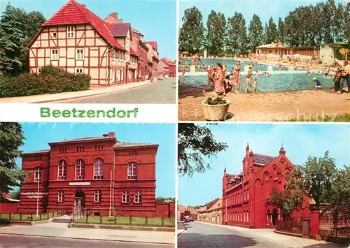 AK / Ansichtskarte Beetzendorf Stoelpenbad Oberschule Post Kat. Beetzendorf