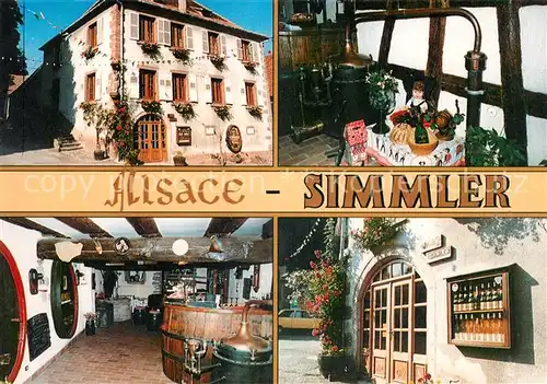 AK / Ansichtskarte Saint Hippolyte Haut Rhin Vins Fins d`Alsace M. Simmler Kat. Saint Hippolyte