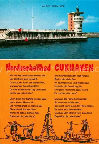 AK / Ansichtskarte Cuxhaven Nordseebad An der Alten Liebe Kat. Cuxhaven