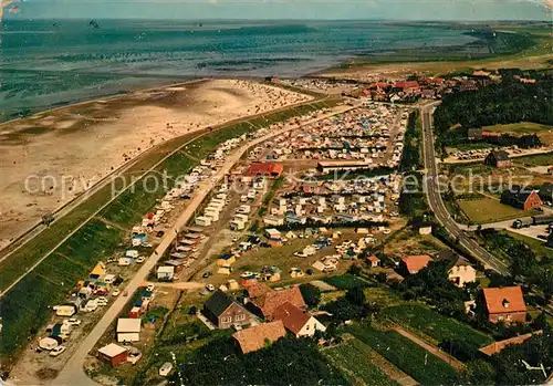 AK / Ansichtskarte Neuharlingersiel Campingplatz Strand Kat. Neuharlingersiel