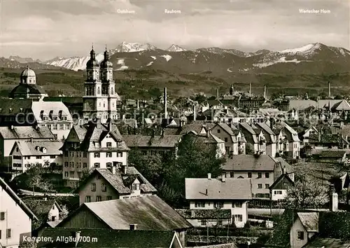 AK / Ansichtskarte Kempten Allgaeu Panorama  Kat. Kempten (Allgaeu)