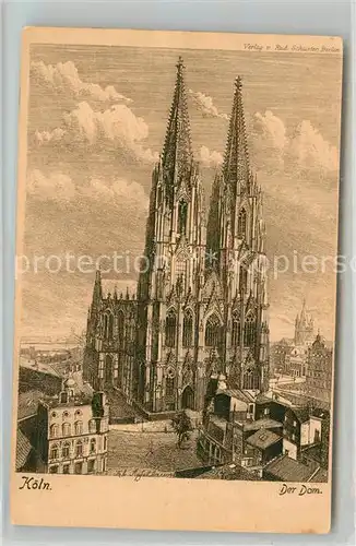 AK / Ansichtskarte Koeln Rhein Dom Kat. Koeln