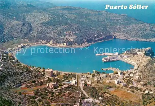 AK / Ansichtskarte Puerto Soller Mallorca Vista Aerea 