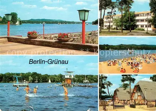 AK / Ansichtskarte Gruenau Berlin Regattagelaende Strandbad  Kat. Berlin