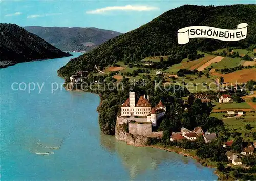 AK / Ansichtskarte Schoenbuehel Aggsbach Schloss Fliegeraufnahme Kat. Schoenbuehel Aggsbach