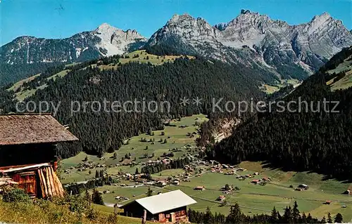 AK / Ansichtskarte Matten Simmental Spillgerten Talblick Alpenpanorama Kat. Matten